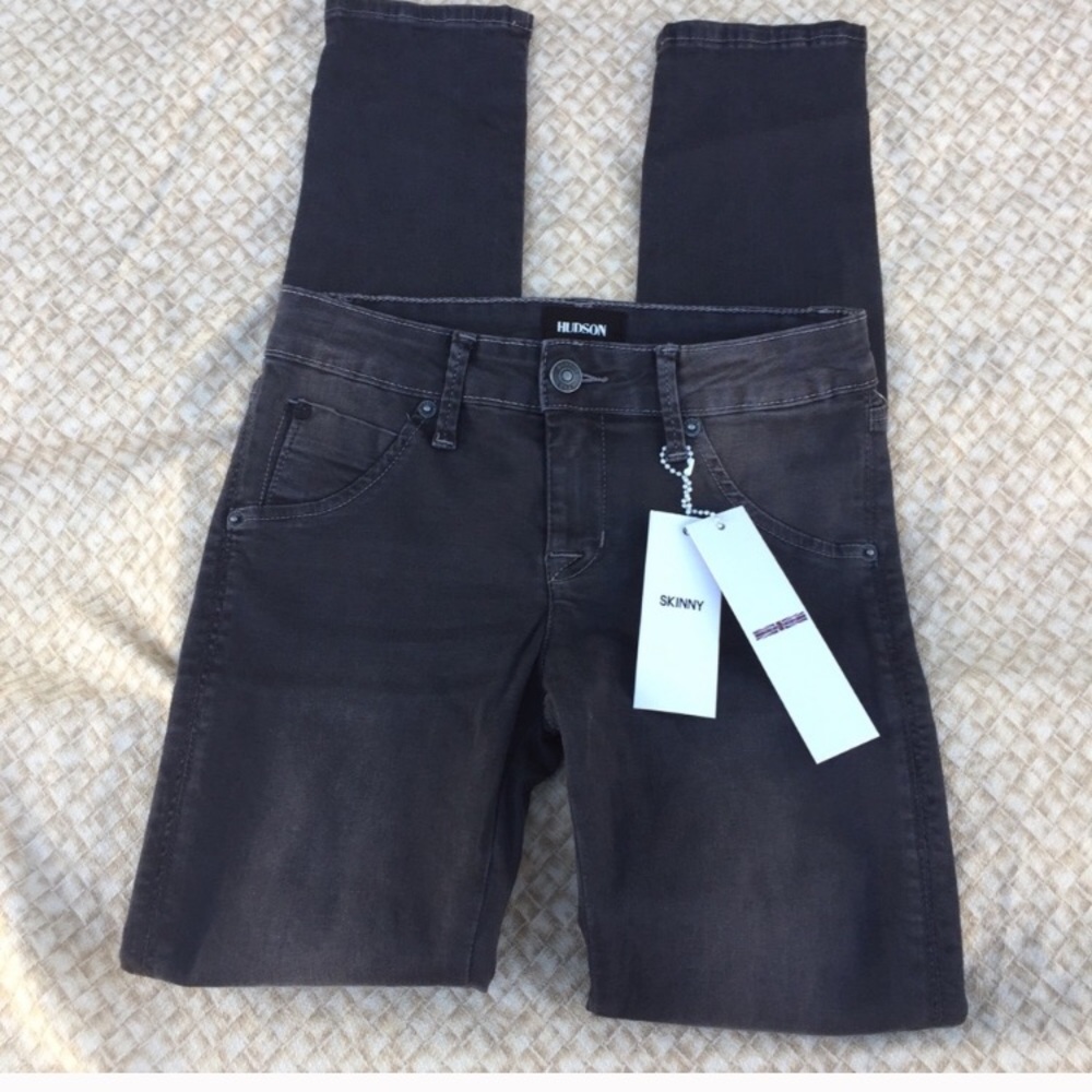 Hudson grey skinny jeans 0 24